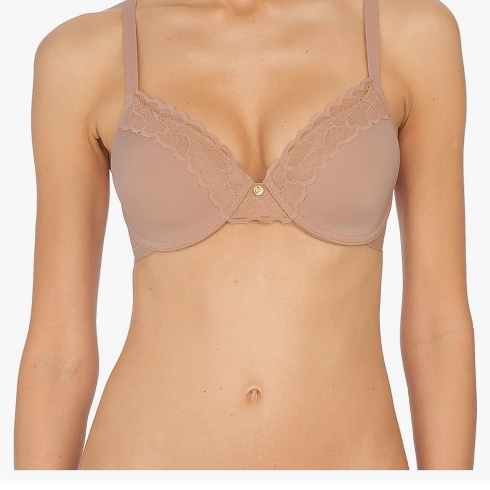 Natori Women's Refined Contour Underwire Bra, Tan/nude 34DDD